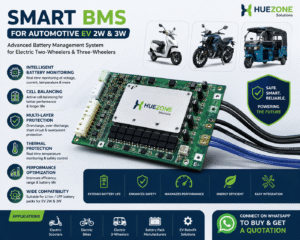 Smart BMS for Automotive EV 2W & 3W – Battery Management System